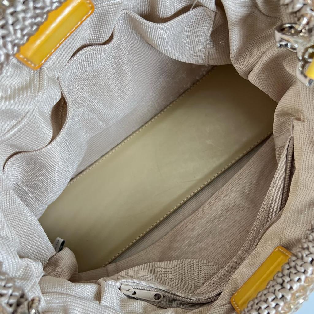 Anteprima Wire Bag Tote Bag Wire Gold X Beige Women Used