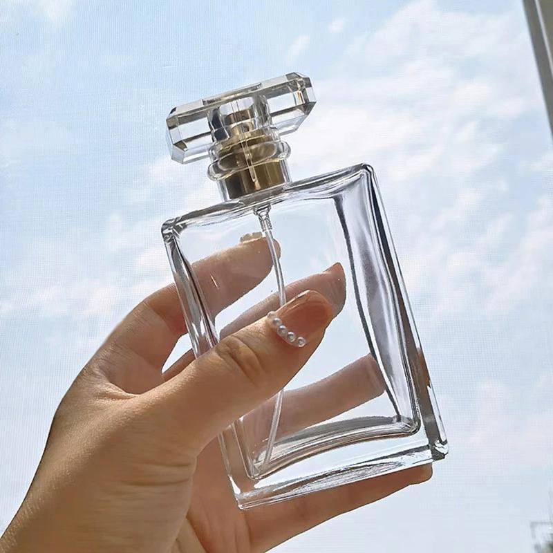 10Pcs 30/50Ml Perfume Bottle Gold Silver Empty Bottle Spray Bottle Portable Perfume Dispensing Bottles