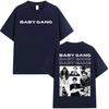 Rapper Baby Gang Album 2026 Merch T Shirt Unisexs Women Retro Fashion  Short Sleeve Tshirts Hip Hop Oversized Tshirt Streetwear