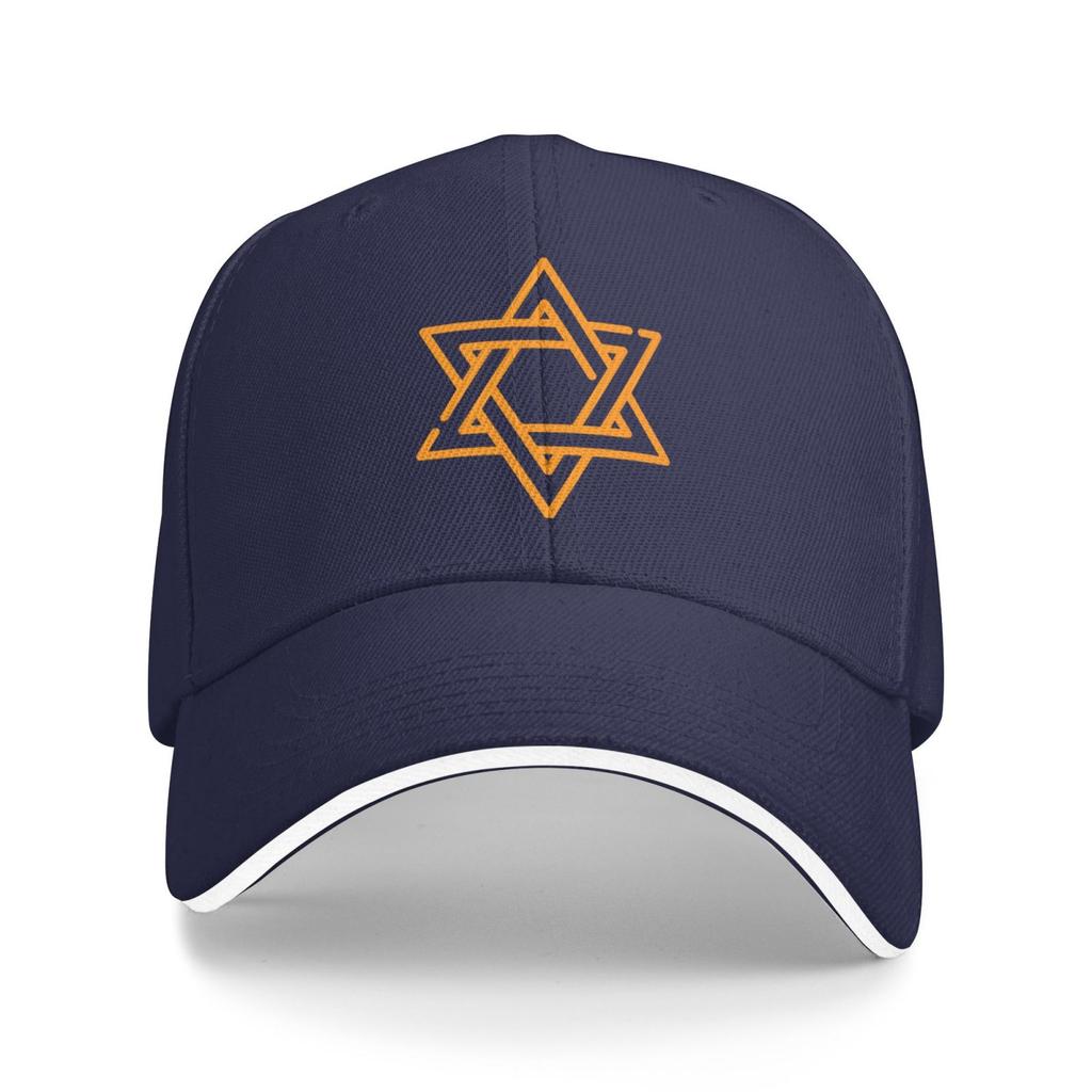 Star of David Print Sun Mesh Hats Summer Outdoor Baseball Cap GentleUnisex Hat Fun Hats Sun Cap Anime Men's Baseball Women's