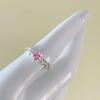 Peach Blossom Women's High-End Luxury Fashion Statement Ring
