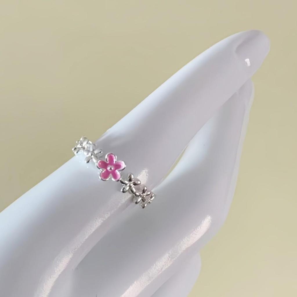 Peach Blossom Women's High-End Luxury Fashion Statement Ring