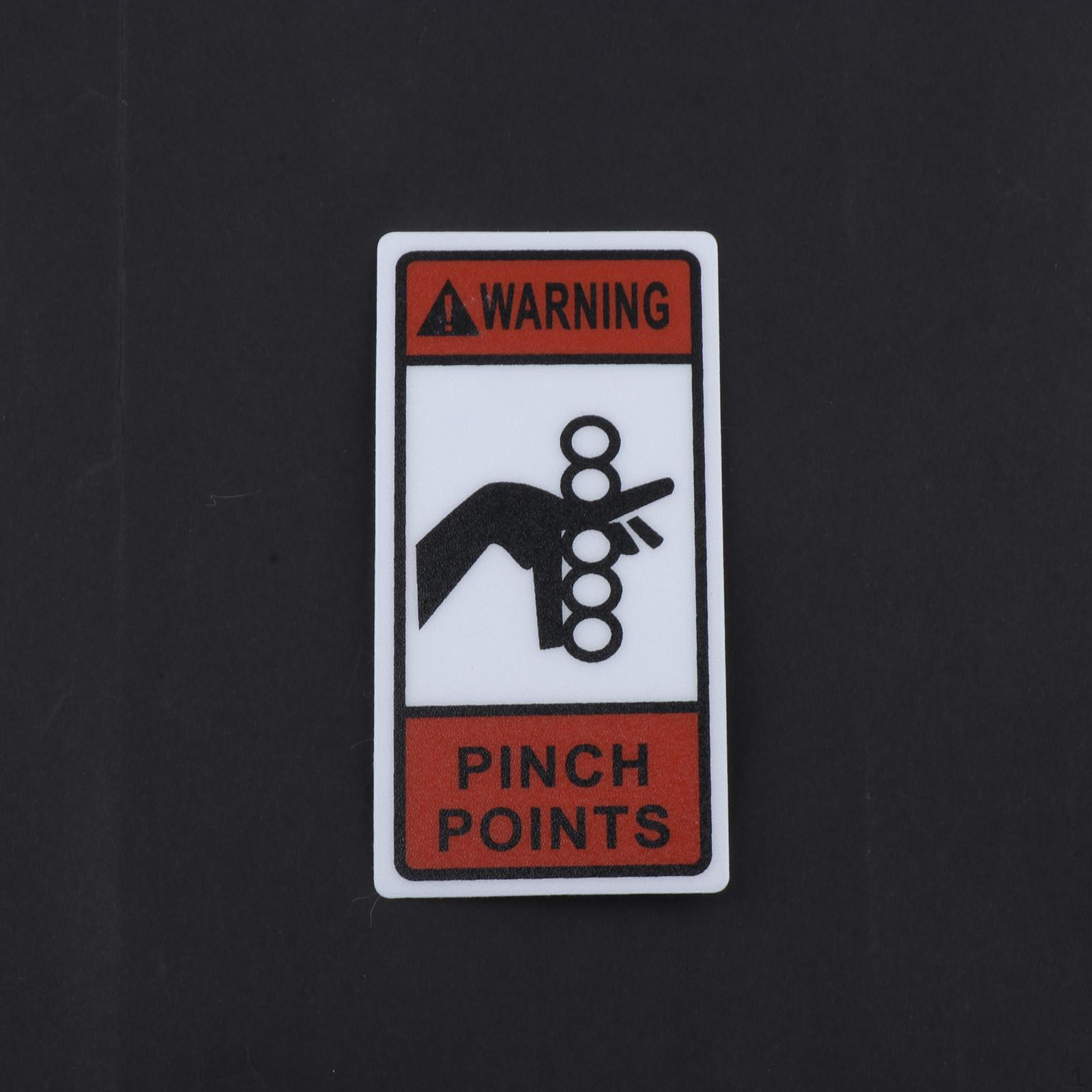 

Universal Removable Rectangular PVC Pinch Point Warning