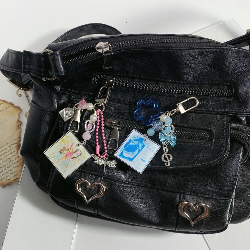 1 sztuka Album muzyczny CD Zespół Brelok Wave To Earth Styl Y2K Pasek na telefon Miłośnik muzyki Akcesorium do telefonu Zawieszka