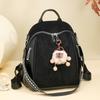 Backpack, Casual Small Schoolbag, Commuter Bag, Diamond-shaped Lightweight and Trendy Backpack