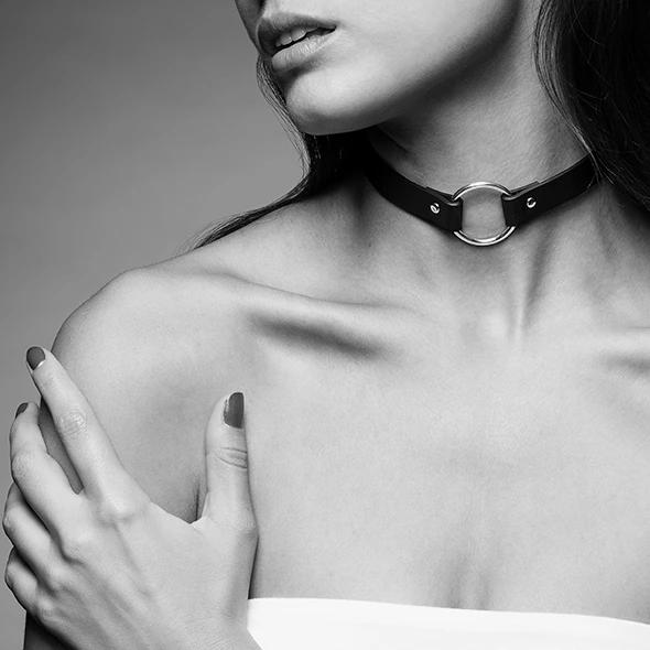 Collar - Bijoux Indiscrets Maze Single Choker Black