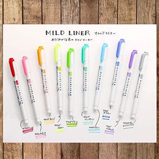 Zebra Highlighter Mildliner 10 Colors WKT7-10C
