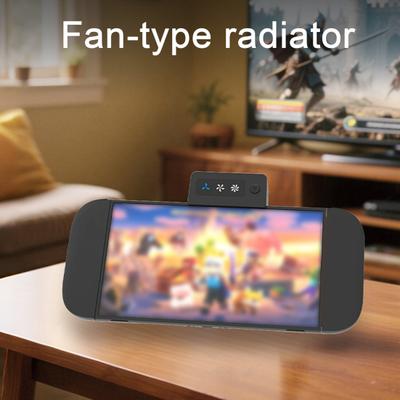 Chladicí ventilátor pro Nintendo Switch 2 3 nastavitelné rychlosti Herní konzole Vysokorychlostní chladicí ventilátor Základna pro odvod tepla Stojan