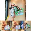 Adorable Panda Lollipop Keychain Wholesaler Cute Cartoon Bag Pendant Silicone Key Accessory