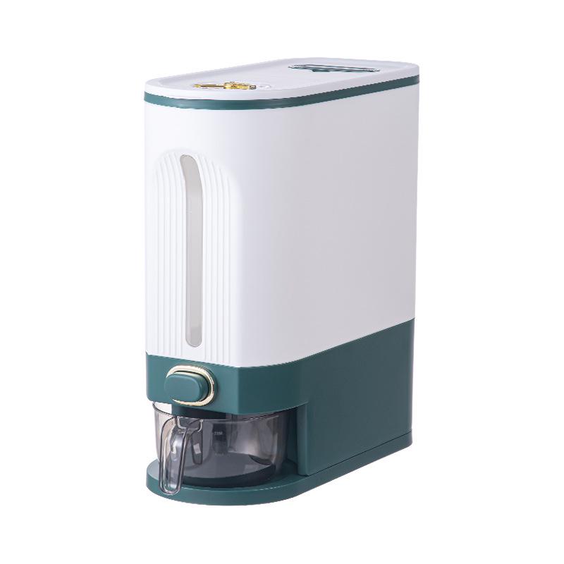 Press-Type Rice Storage Container: Sealed, Insect-Proof, Moisture-Proof Rice Bucket for Kitchen - Ideal for Whole Grains.