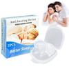 Anti-Snoring Device, 2-Piece Tongue Mouthpiece, Improves Sleep Quality, Reduces Noise, Prevents Snoring, Helps with Mouth Breathing, Tongue Fit, Suita