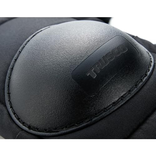 TRUSCO Knee Pads Buckle Type Set of 2 for Both Legs Black KPBT-BK