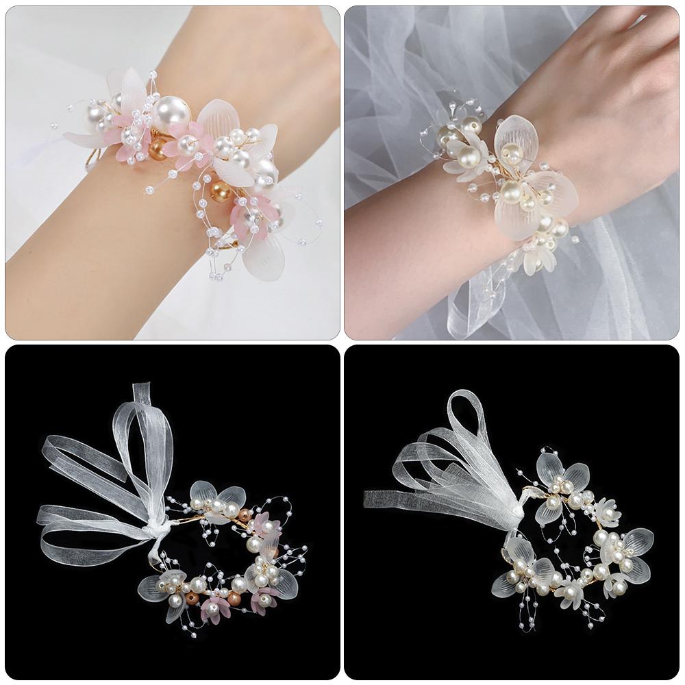 

Аксессуары для вечеринок, подарок на день рождения, повязка для волос, свадебный головной убор, цветочная тиара, браслет подружки невесты