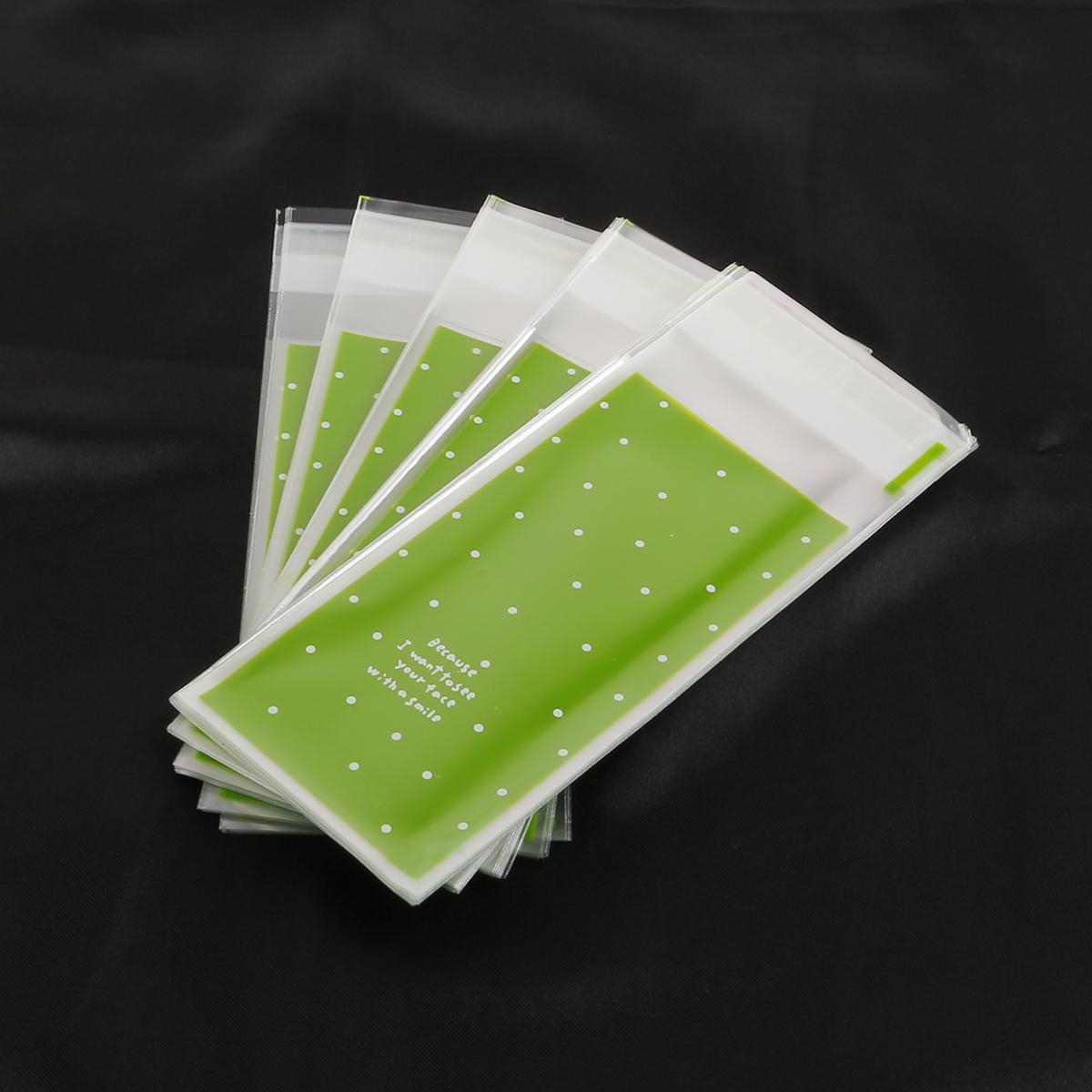 

100 шт. Міні-пластиковий мішок для печива, цукерок, самоклеючі пакети, подарунковий пакет, пакет для обгортки кексів