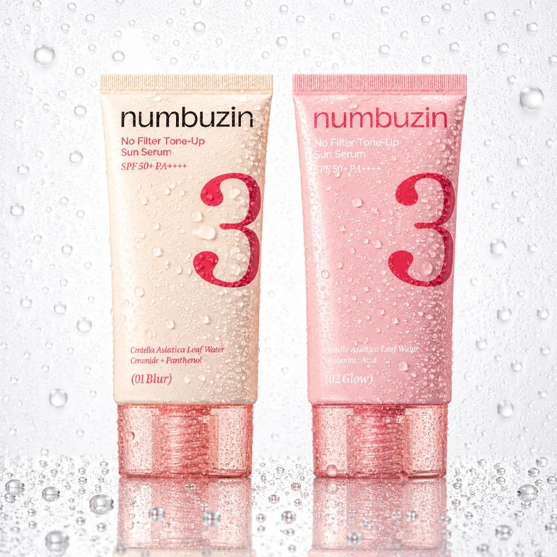 NUMBUZIN No.3 No Filter Tone-Up Sun Serum SPF 50+ PA++++ 50ml