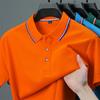 Men's Casual Solid Color Short Sleeve Polo Shirt 2026 Summer Fashionable Comfortable Versatile Top for Men