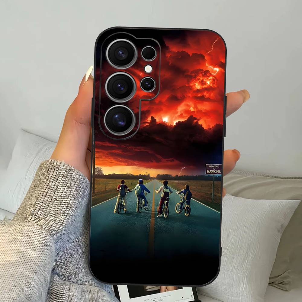 Hot S-Stranger T-Things Phone Case For Samsung S 24 Fe 25 Ultra Plus 20 Lite 21 30 22 23 24 22 Ultra 5G Fundas
