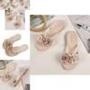 Stylish Summer Sandals For Women With Elegant Floral Design Perfect For Beach Vacations And Casual Outings