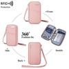 RFID-blokkerende nek paspoorthouder - Waterdichte reisportemonnee voor mannen en vrouwen