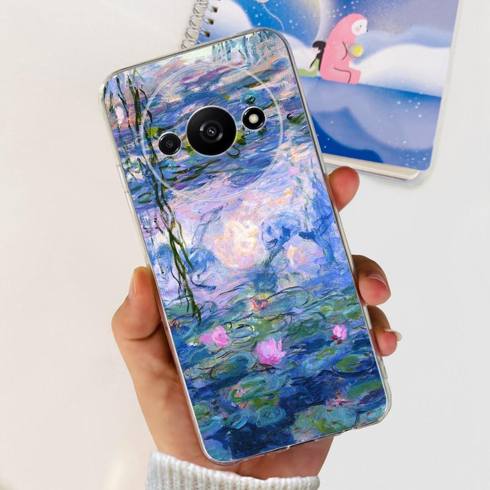 For Xiaomi Redmi A3 4G Case Fashion Girl Cartoon Print Soft Silicone Back Cover For Redmi A3 6.71" Shockproof Phone Case Funda