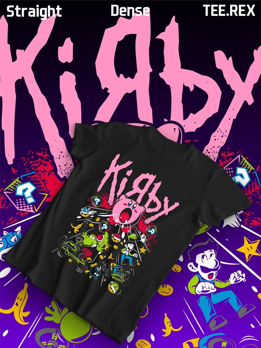 T-shirt with Kirby print 2XL