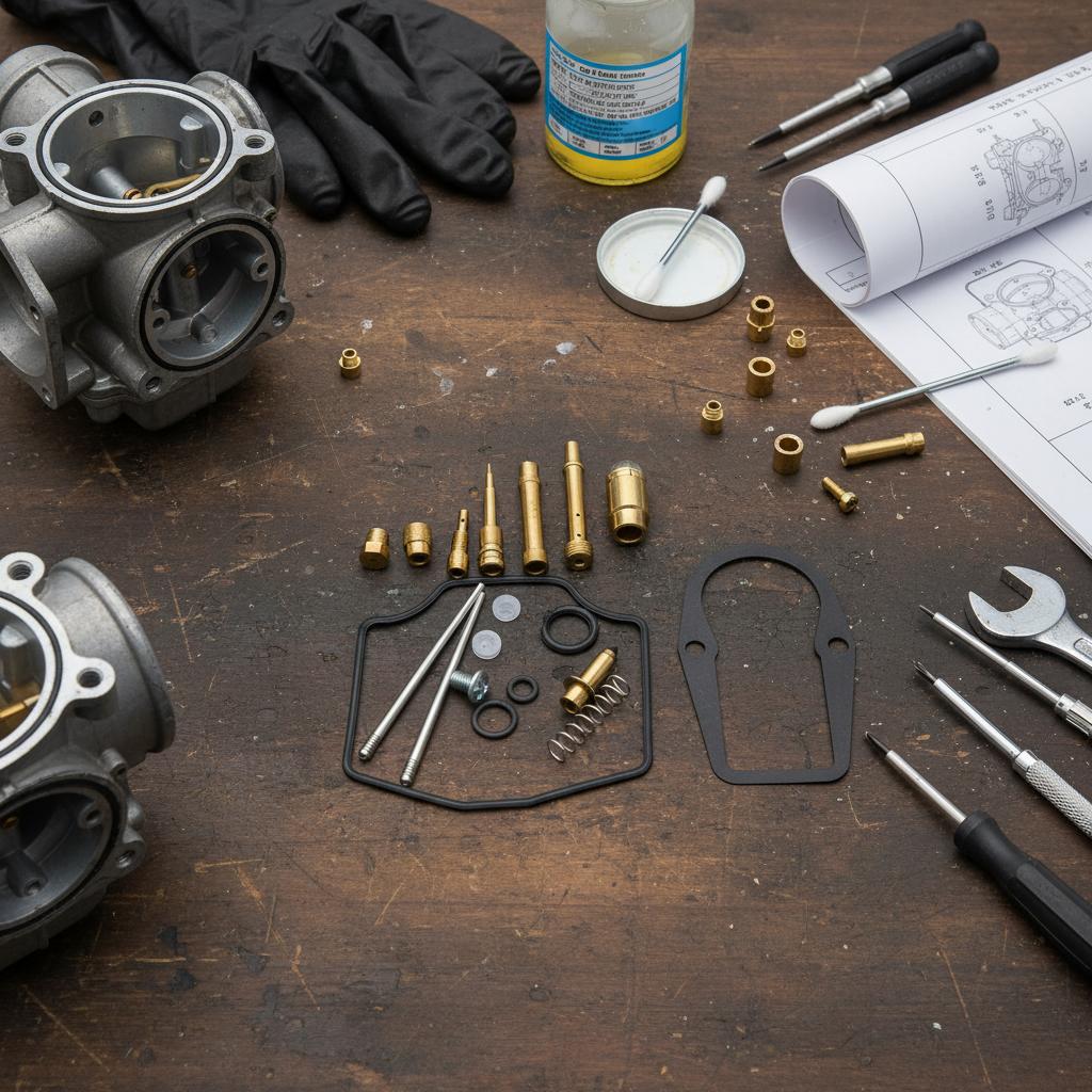 

1set Motorcycle Carburetor Repair Kit Carburetor Rebuild Kits For XT600E For XT600K For XT600 1991-1992 Power Tool Accessories China Mainland