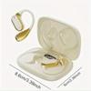 Original Silicone in Ear Hanging Hook Sports Mobile Phones Microphone HD Call ENC Noise Reduction Wireless Bluetooth