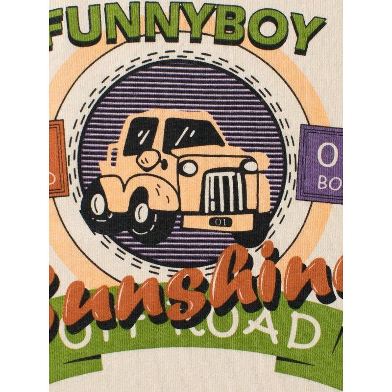 27Kids Children's Clothing Long-Sleeve T-Shirt for Boys, Spring and Autumn, Car-Themed Base Shirt, Pure Cotton Clothes for Baby Boys, Autumn Clothes