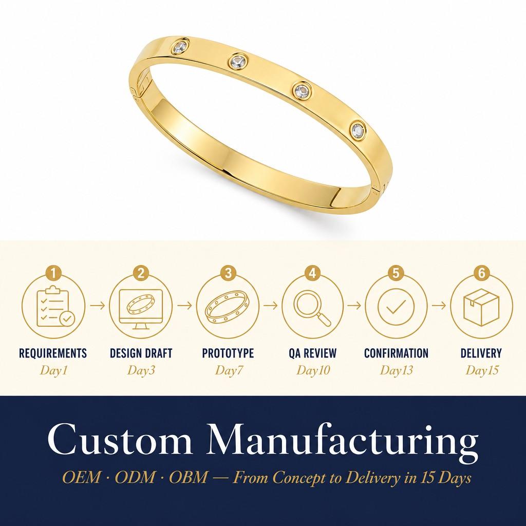 Best Seller 2026  Custom Not Allergic 6mm Stainless Steel 18K Gold Rose Gold Plated Couple Bracelet Bangles for Women