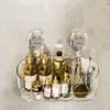 Wall Mounted Suction Cup Storage Rack Transparent Makeup Organizer Cosmetic Storage Box  Kitchen