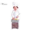 Decorative Note Holders 3D Cartoon Chef Refrigerator Magnet, Resin Baker Fridge Magnets Memo Notes Photo Holder for Home Decor Magnet