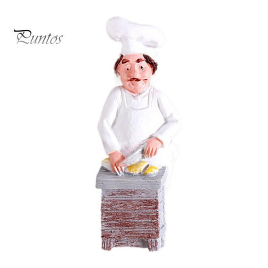 Decorative Note Holders 3D Cartoon Chef Refrigerator Magnet, Resin Baker Fridge Magnets Memo Notes Photo Holder for Home Decor Magnet