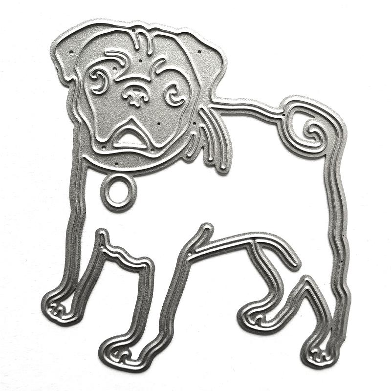 Buy PDTO Animal Dog Metal Cutting Dies Stencil DIY Scrapbooking Album ...