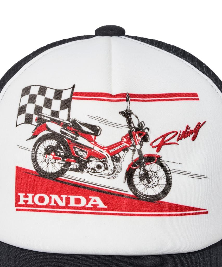 PHYPS MOTORCYCLE Honda Anime Ct 125 Mesh Cap_Black