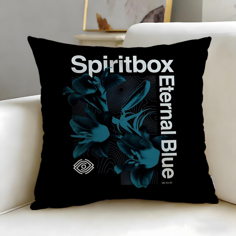 Beliebte Band Spiritbox Kissenbezug Weich Leicht zu waschen Kissenhülle Vielseitig für Sofa Bett Reise und Büro