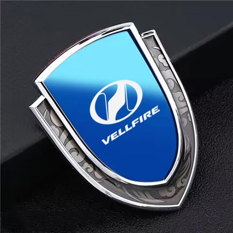 Car Stickers 3D Metal Accsesories Auto Accessory for Toyota Alphard Vellfire