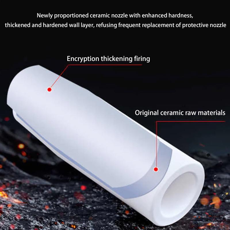 Mb15Ak Protective Nozzle Mig Secondary Protection Welding Gun Accessories 15Ak Ceramic Protective Cover