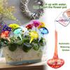 4 Pcs  Mushroom Shape Plant Watering Globes Large Self With 4 Funnels