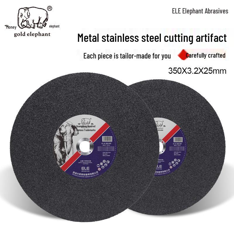 350mm Silver Elephant Stainless Steel Resin Saw Blade for Metal Cutting