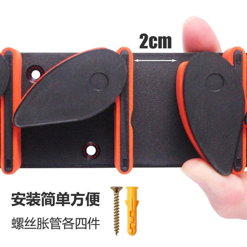 Luya Fishing Tackle Tool Accessories Wall Mount Fishing Rod Holder Vertical Boxed Fishing Rod Holder