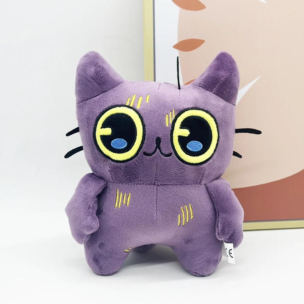 Nuova Bambola Peluche Tostada Gatto Viola Carino Bambola di Cotone Accessori Anime Giocattolo Regali di Halloween Natale
