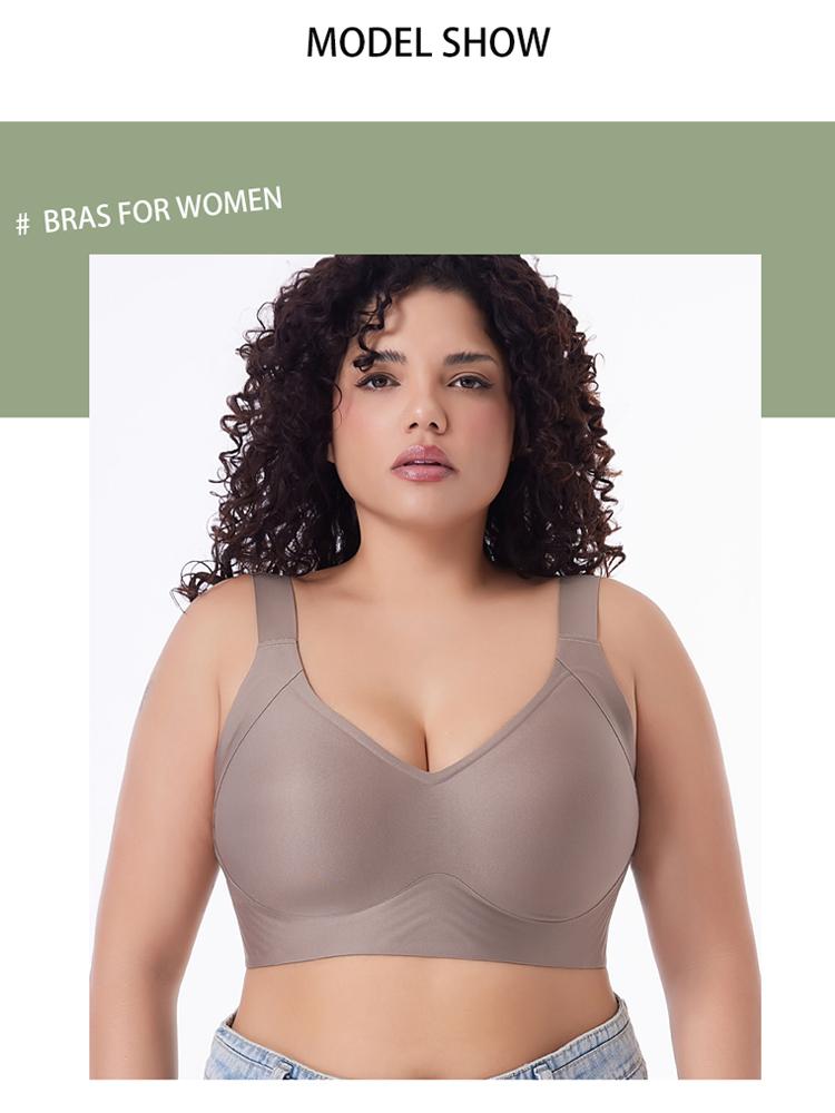 Seamless Push Up Bras for Women Plus Size Comfortable Wireless Bralette Active Brassiere Sexy Underwear Big Size Mto6XL