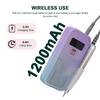 45000RPM Wireless Use Nail Drill Machine 2400mAh Nail Drill Milling Sander Nail Art Manicure Grinder Nail Polisher Cutter Kit