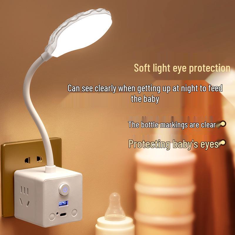 Magic Cube Multifunctional Converter: Remote Control Night Light, Socket Adapter, and Bedside Lamp Power Strip