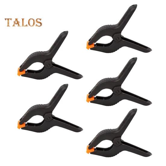 

5 шт. Пластиковые пружинные зажимы, прочные фиксирующие зажимы для поделок, подставки для фона, деревообработки, фотостудий, домашнего использования M 5pcs