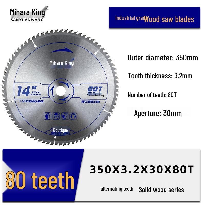 Woodworking Angle Grinder Saw Blade - Alloy Cutting Disc for Wood, Sizes 4/5/7/9 inch
