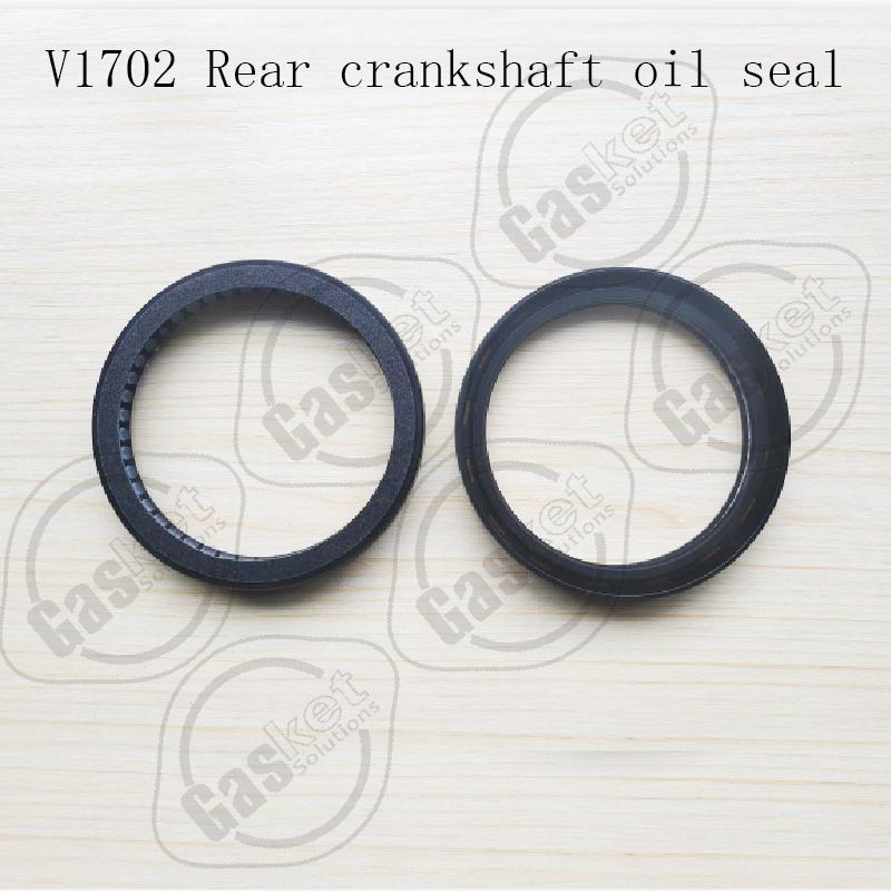 2PSC Front Rear crankshaft oil seal Kit FOR Kubot D782 Z482 D722 Z402 D662 ZL600 V2203 V2403 V1902 V1903 V1702 V2003 D1402Engine V1702 Kit