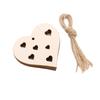 Valentine's Day Hand-painted Wooden Heart Pendant for Home Decoration.