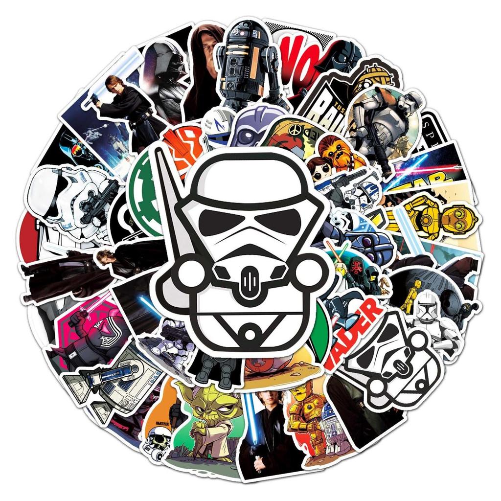 Star Wars Doodle Stickers - Kawaii Graffiti Decals