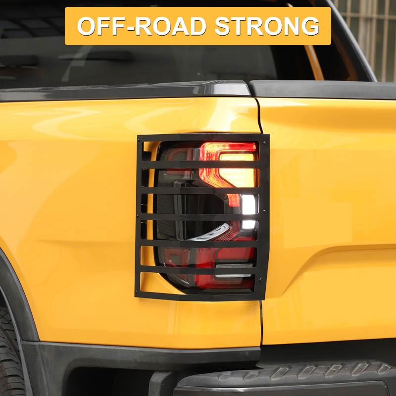 Carbon Steel Car Rear Tail Light Lamp Guard Bracket Trim Cover Protector For Ford Ranger 2023-2026 Modification Accessories
